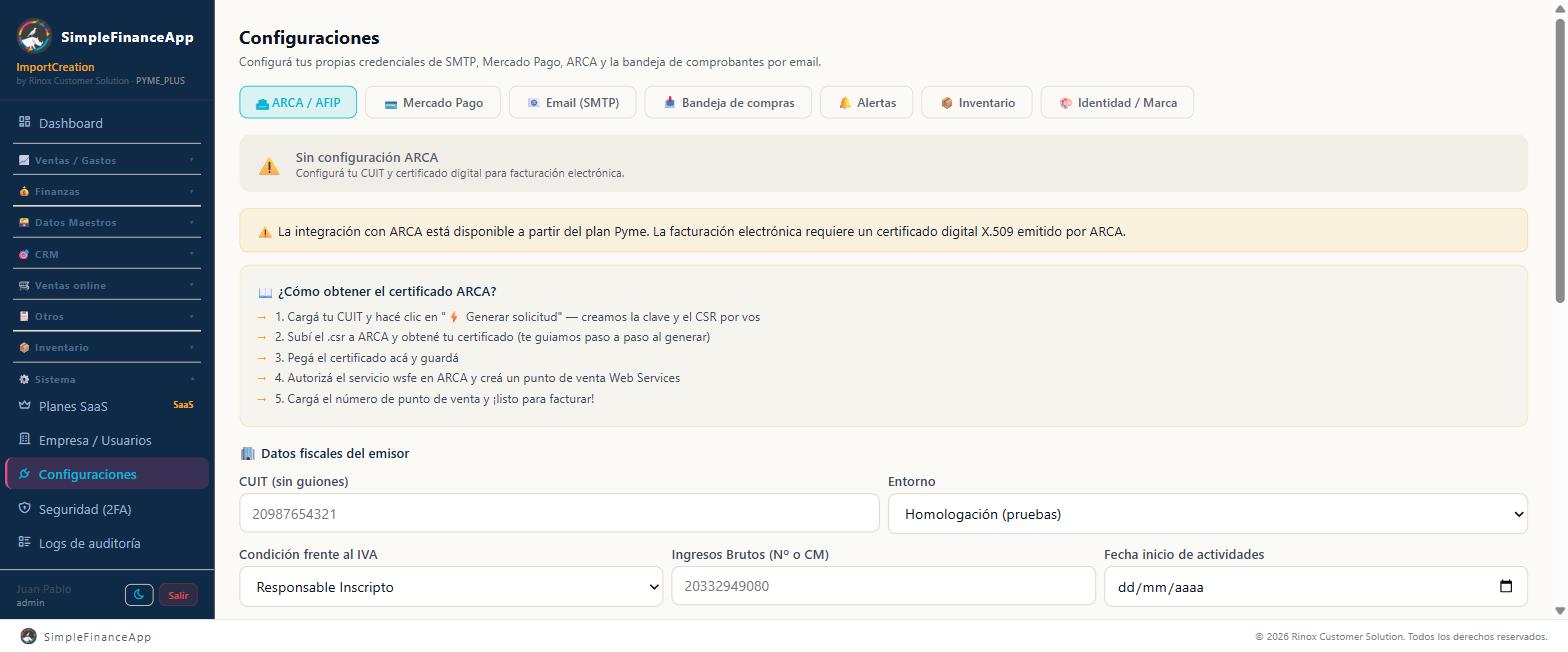 La solapa ARCA / AFIP: los cinco pasos y los datos fiscales del emisor
